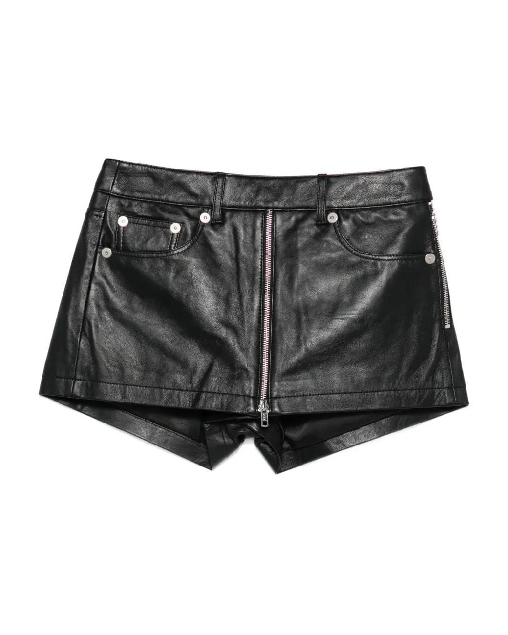 R13 Black Zip Pockets Trousers