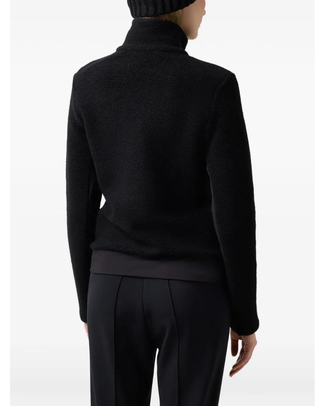 Bogner Black Fjella High-Neck Zip-Up Jacket