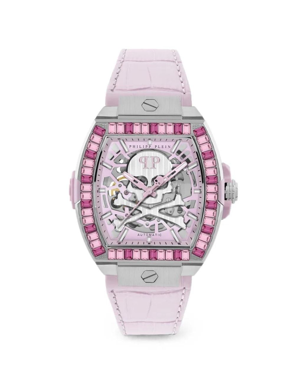 Philipp Plein Pink Skeleton 2.0 44Mm Watch for men