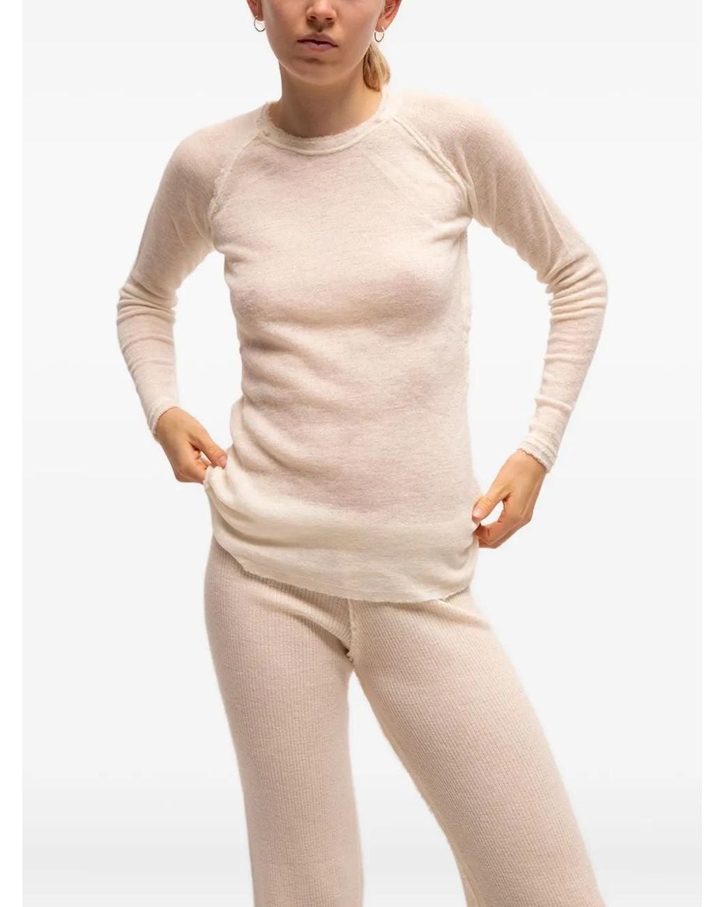 Gudrun & Gudrun Natural Barba Long Sleeve Top