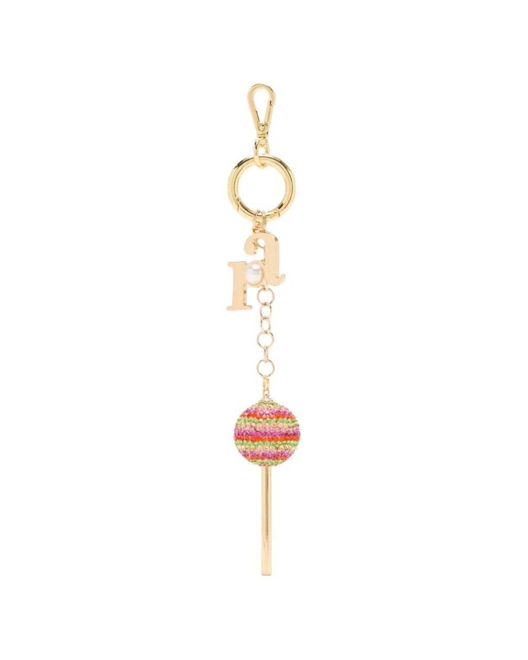 Rosantica White Charm Keyring
