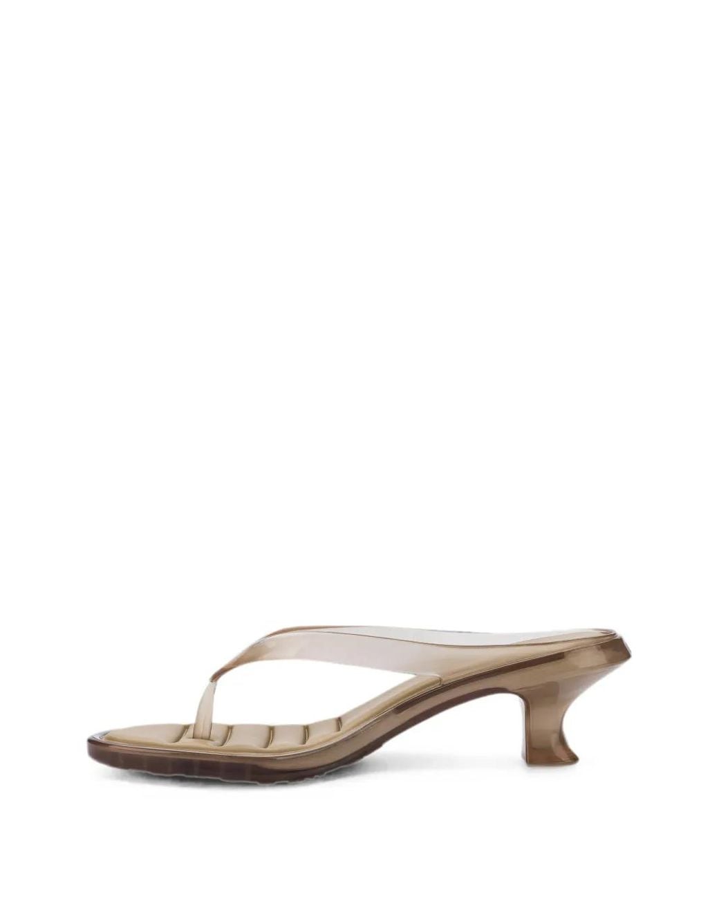 Melissa Natural Thong-Strap Heeled Sandals