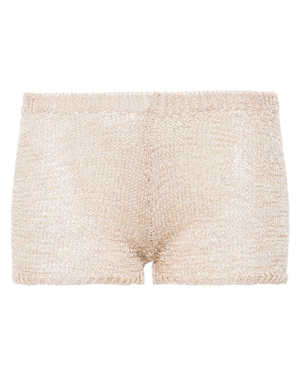 PALOMA WOOL｜SHORTS (Nicos (SO6401-beige)) Paloma Wool Trefle Knitted Shorts in Natural | Lyst
