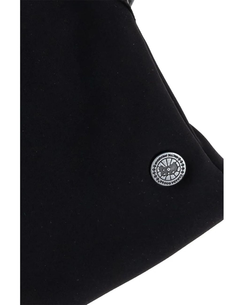 Canada Goose Black Mixed Media Gloves
