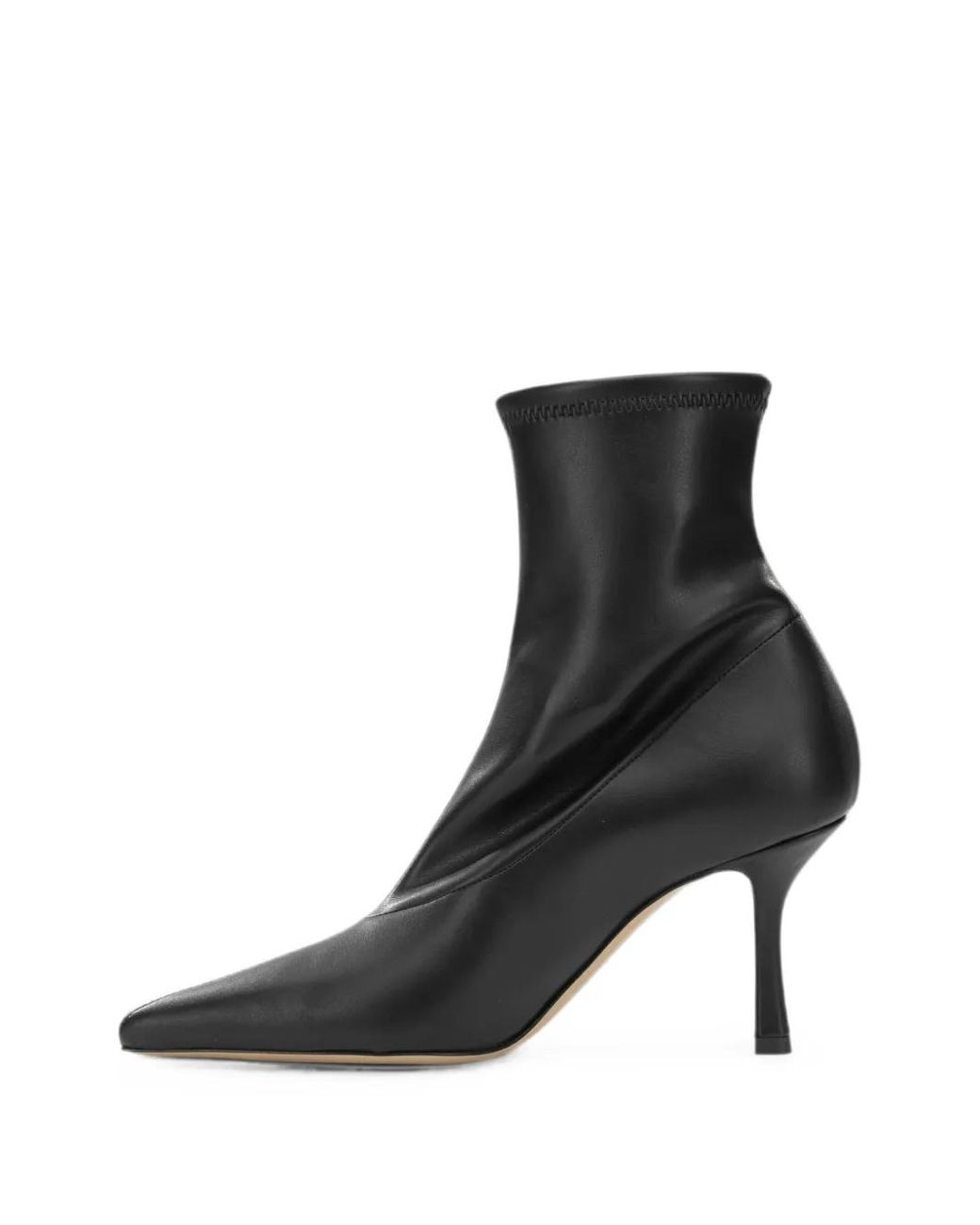 Casadei Black Bottines À Bout Pointu