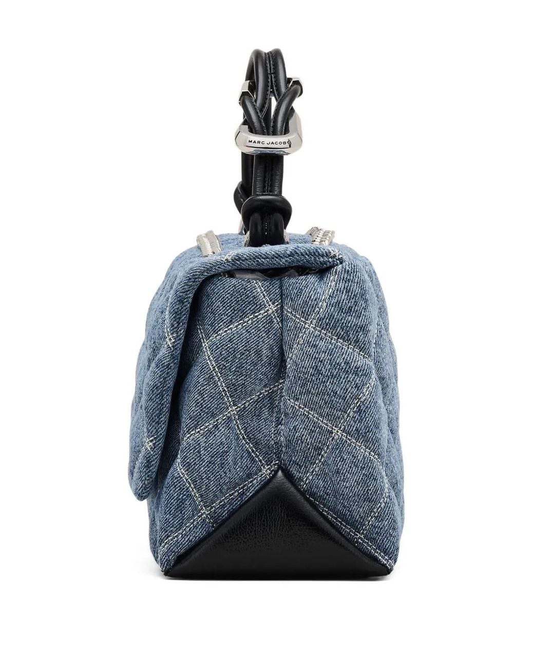 Marc Jacobs Blue The Quilted Denim Shoulder Bag