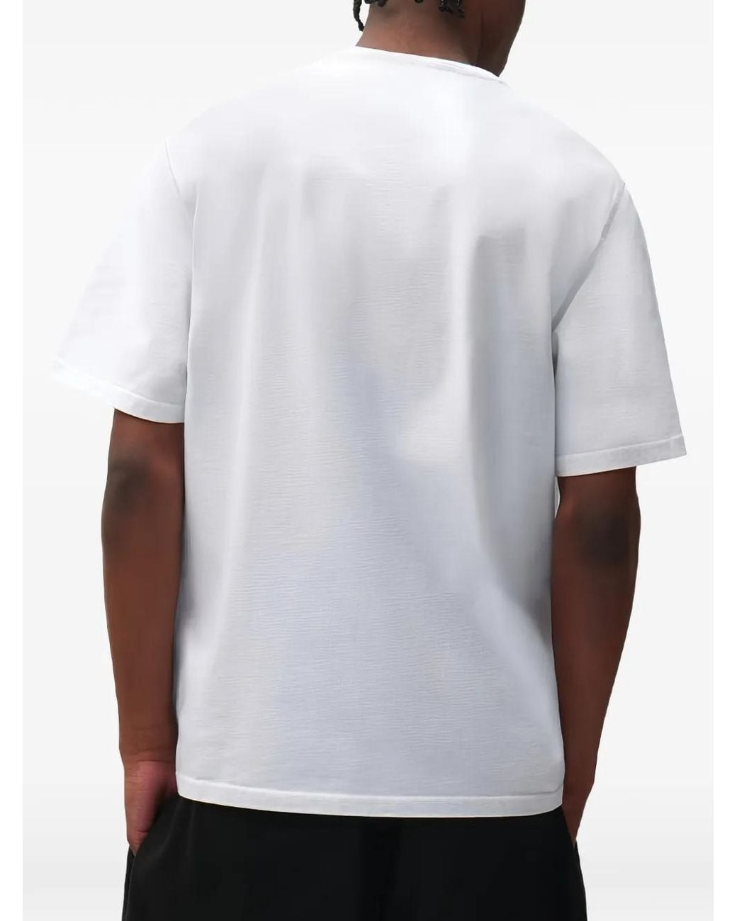 Arte' White Graphic-Print T-Shirt for men