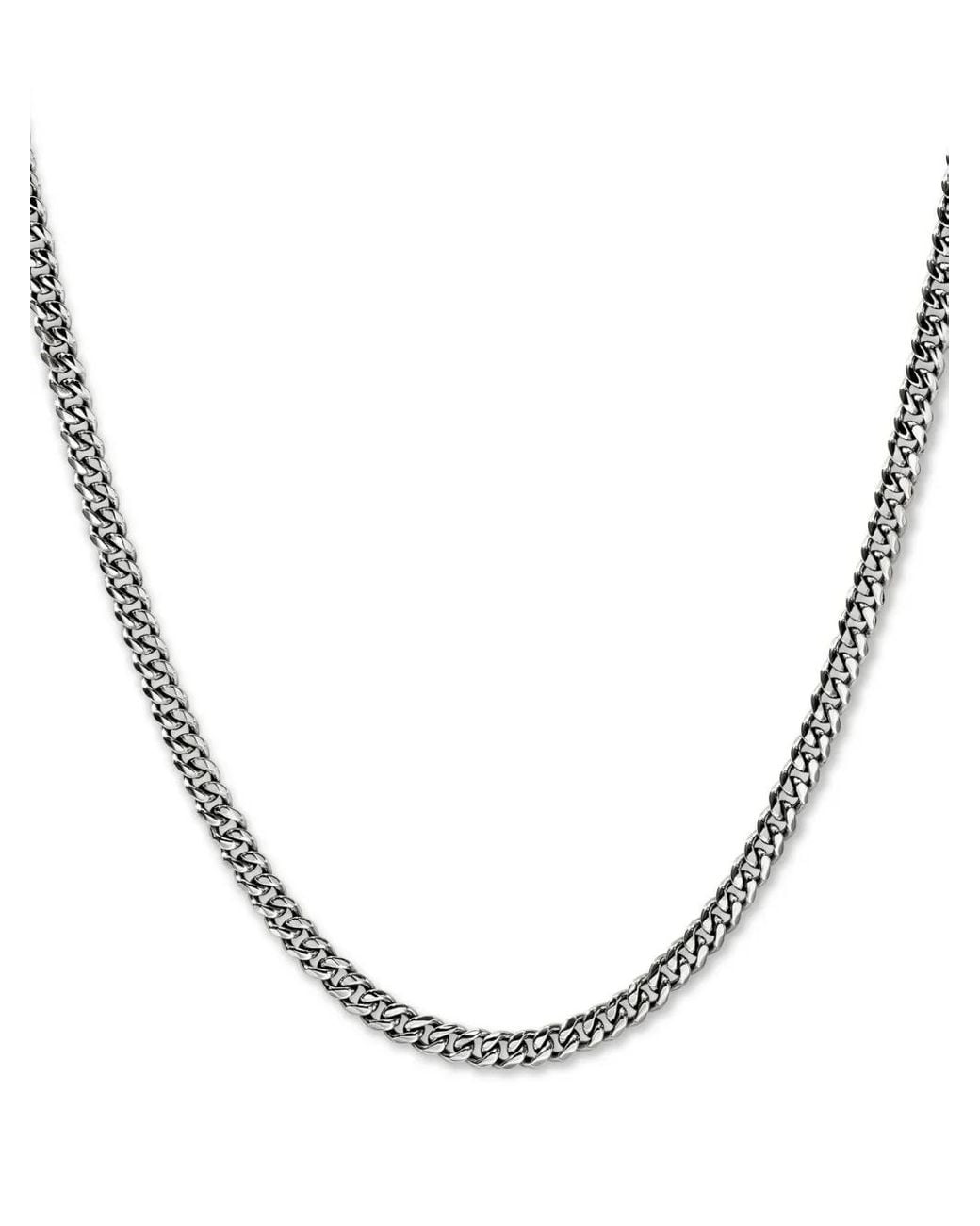 John Hardy Metallic Curb-Chain Necklace