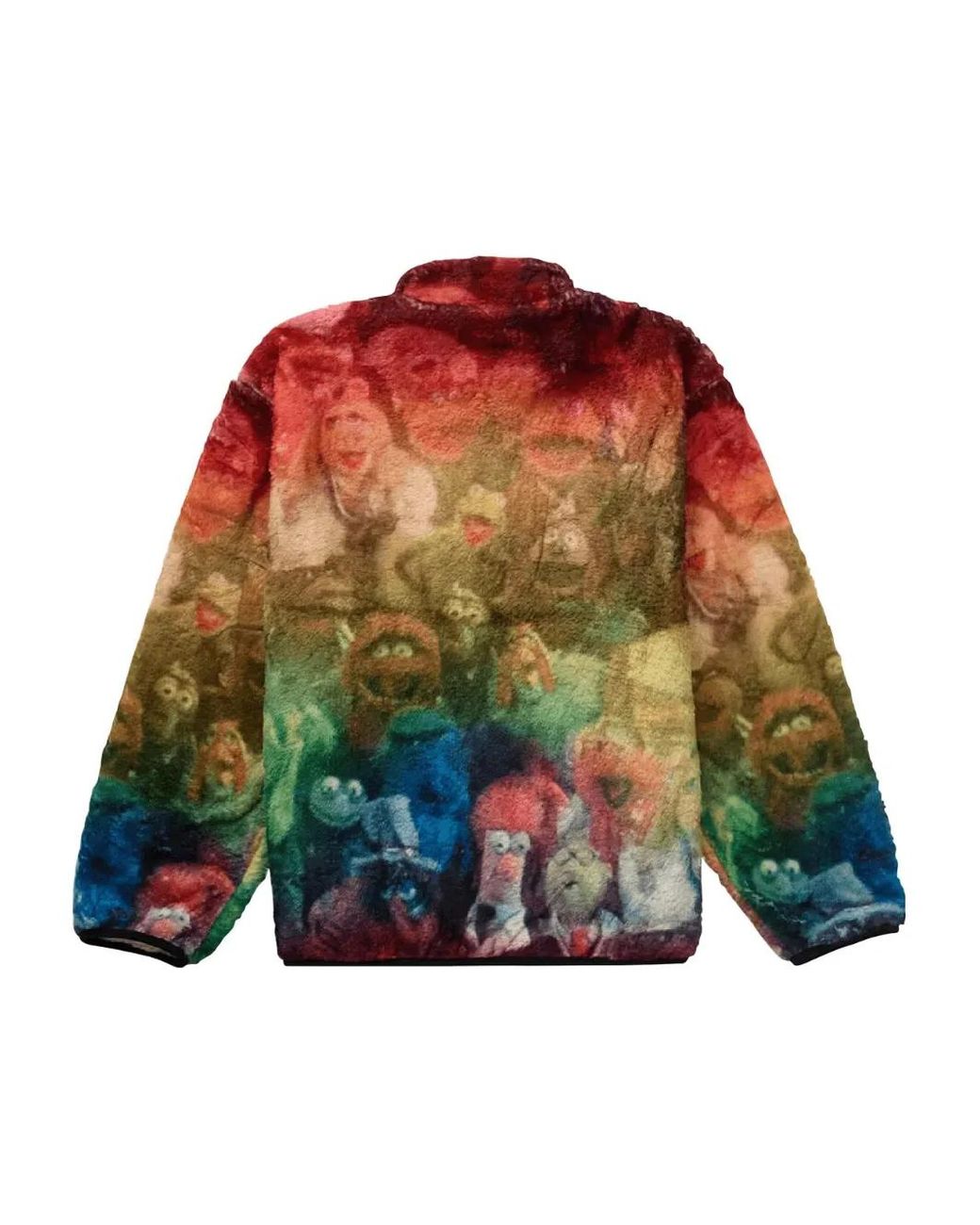Supreme Red Muppets Fleece Jacket