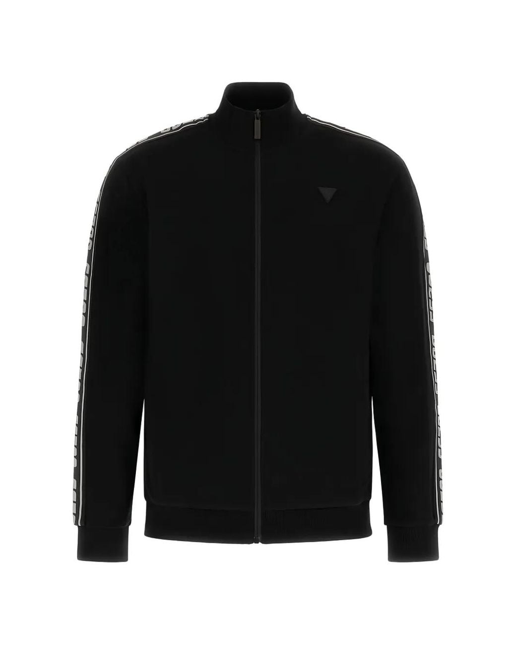 Guess Black Full-Zip Sweatshirt for men