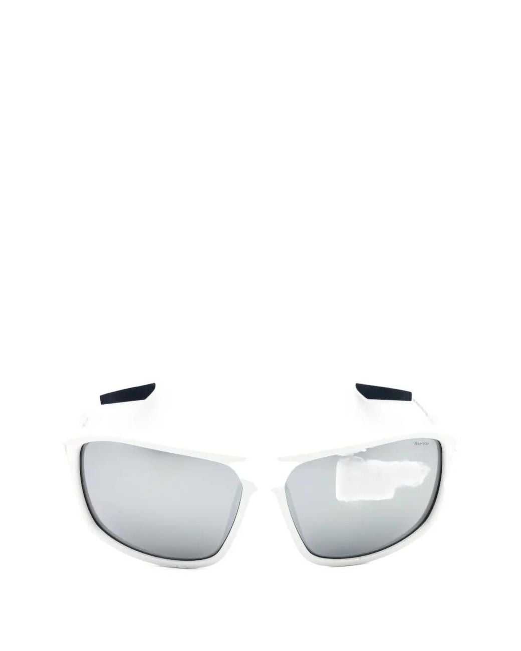 Nike White Premier Stride Rectangle-Frame Sunglasses for men