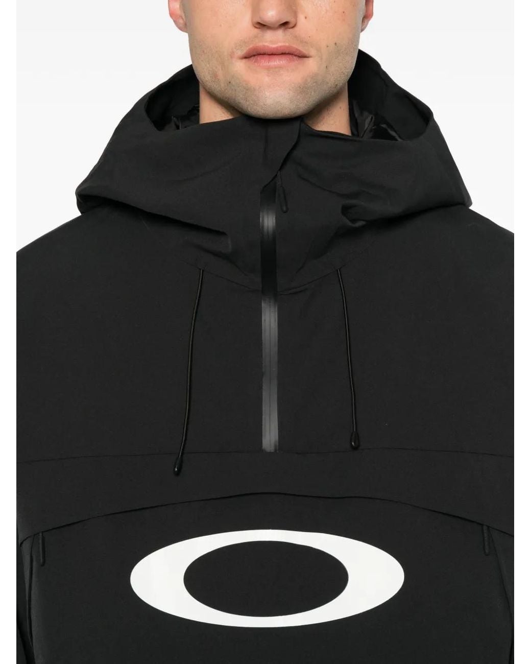 Oakley Black Timberline Shell Anorak for men
