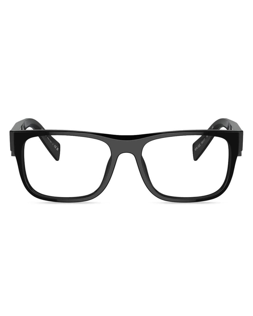 Prada Brille Mit Eckigem Gestell in Brown für Herren