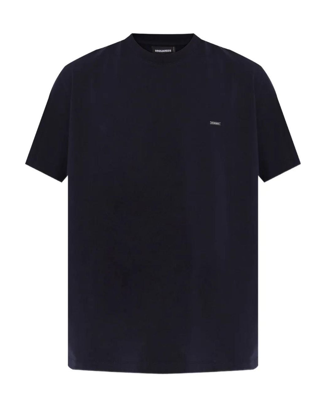 DSquared² Blue Logo Plaque Cool Fit T-Shirt for men