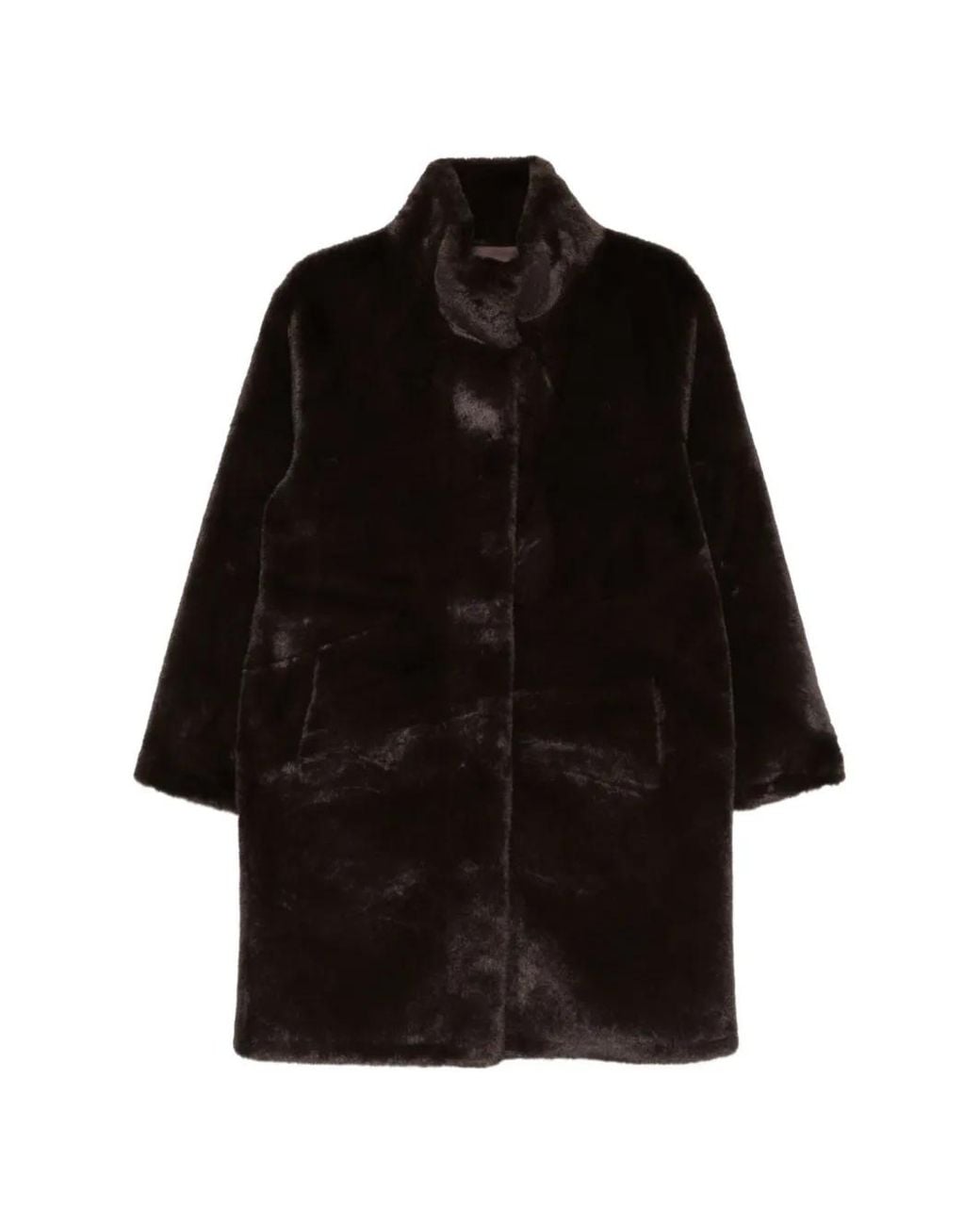 Apparis Black Blair Faux-Fur Coat