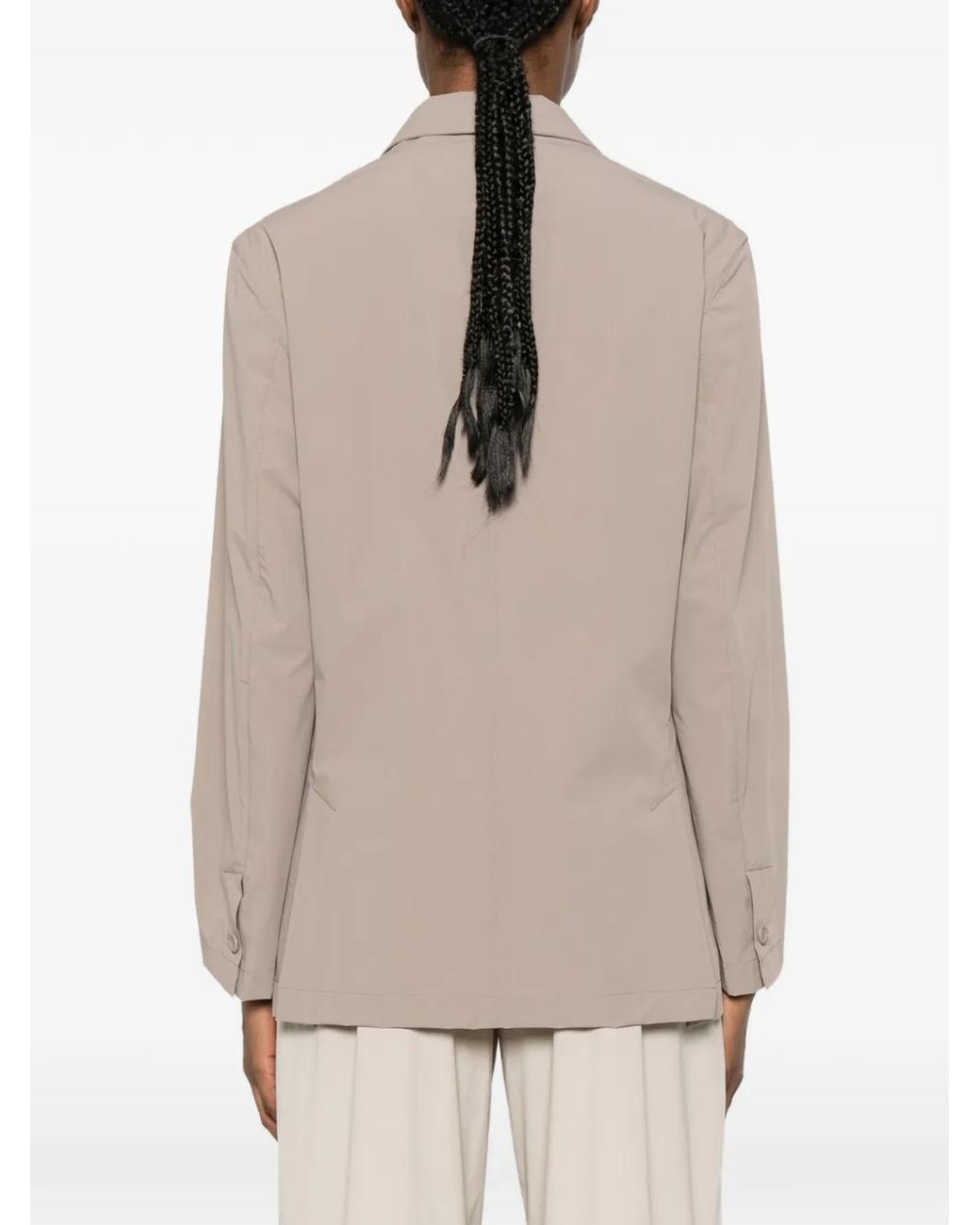 Herno Natural Double-Breasted Blazer