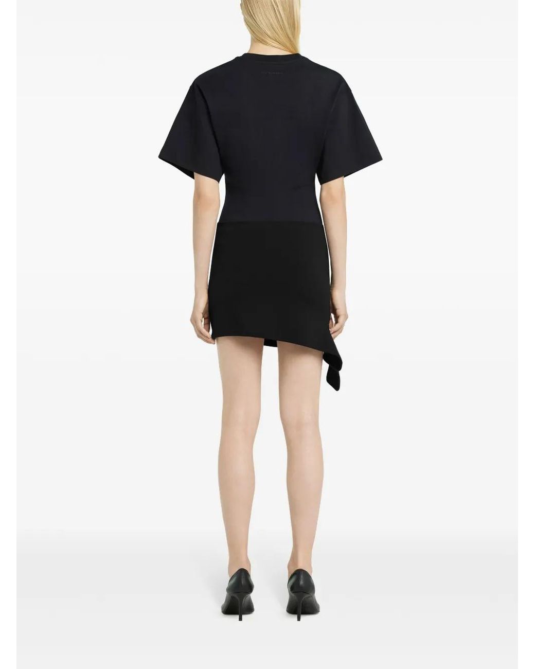 Courreges Black Loop-Knit Mini Skirt