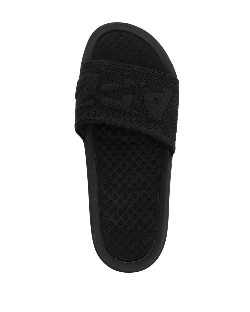 Athletic Propulsion Labs Black Big Logo Techloom Slides