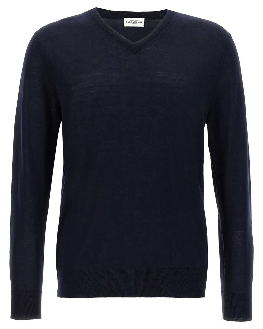 Ballantyne Blue Wool Jumper for men