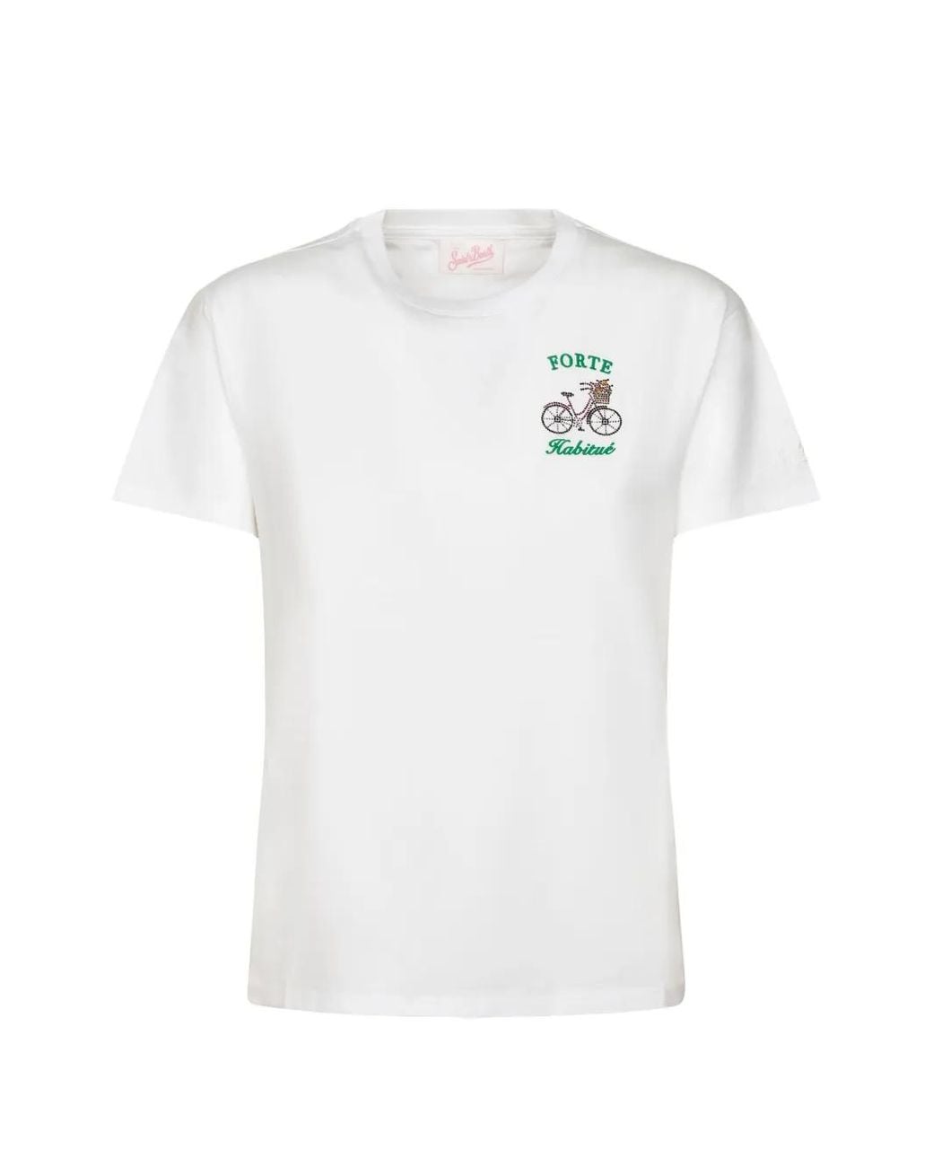 Mc2 Saint Barth White Emilie Forte Habitue T-Shirt