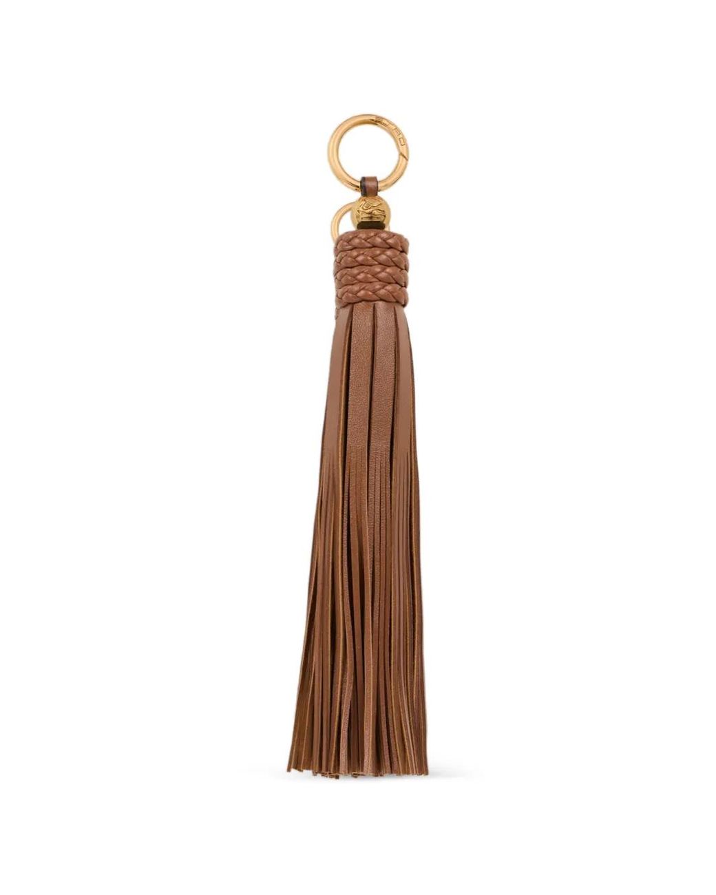 Etro Brown Leather Charm