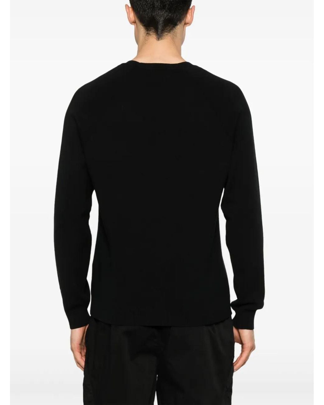 C P Company Geribbelde Sweater in het Black voor heren