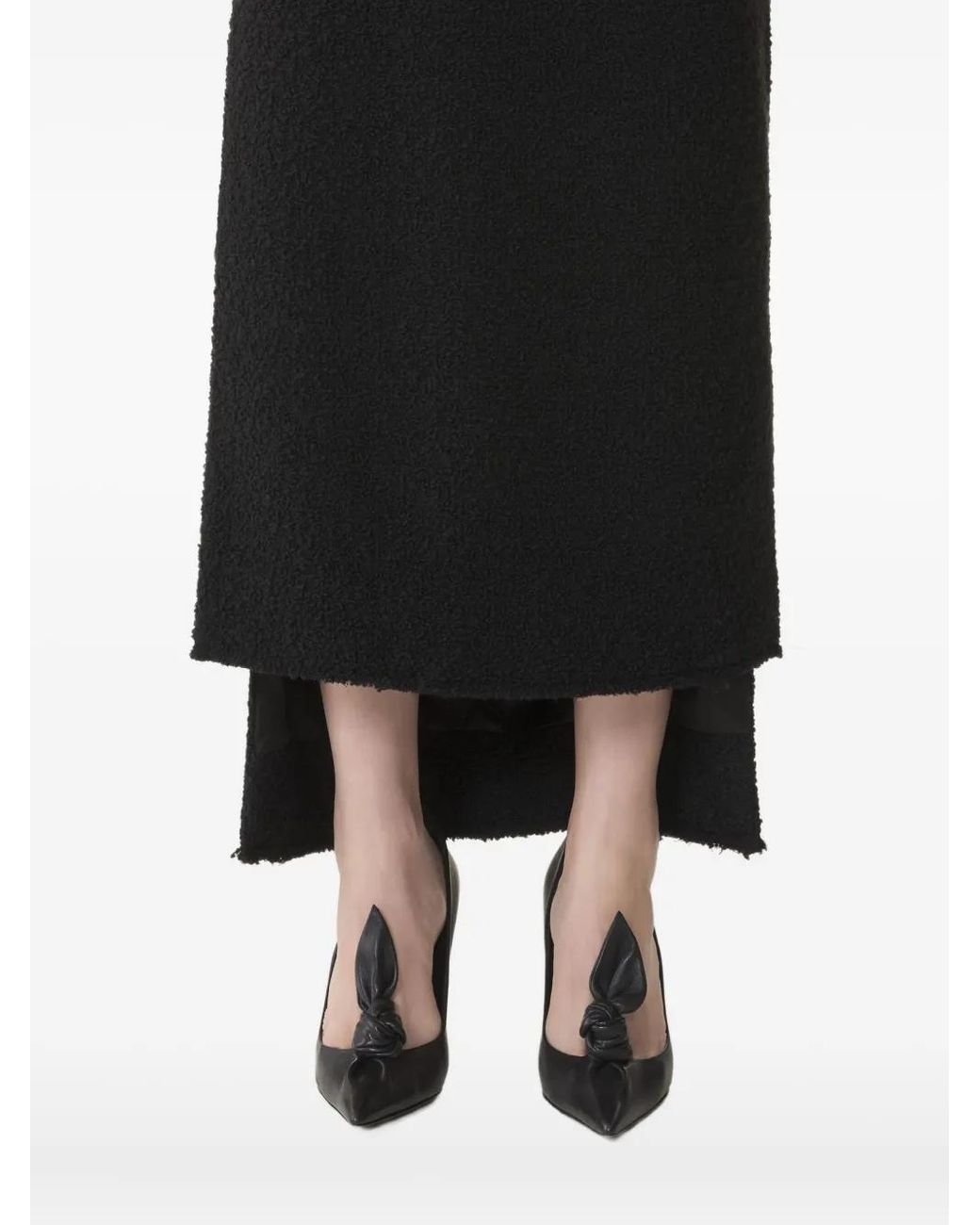 Lanvin Rok Met Textuur in het Black