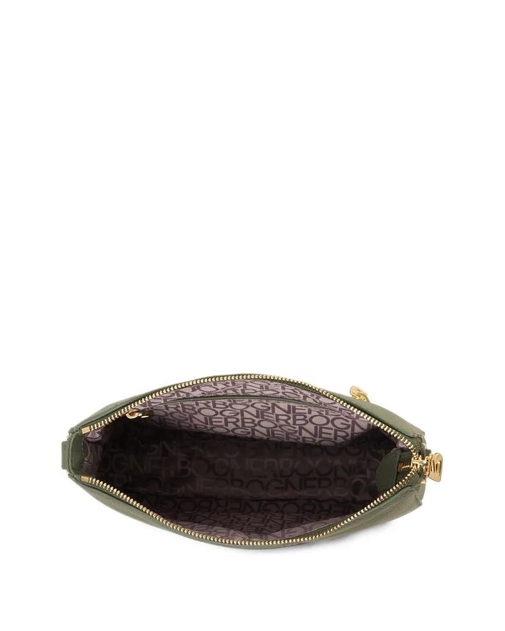 Bogner Green Bozen Hedwig Leather Crossbody Bag