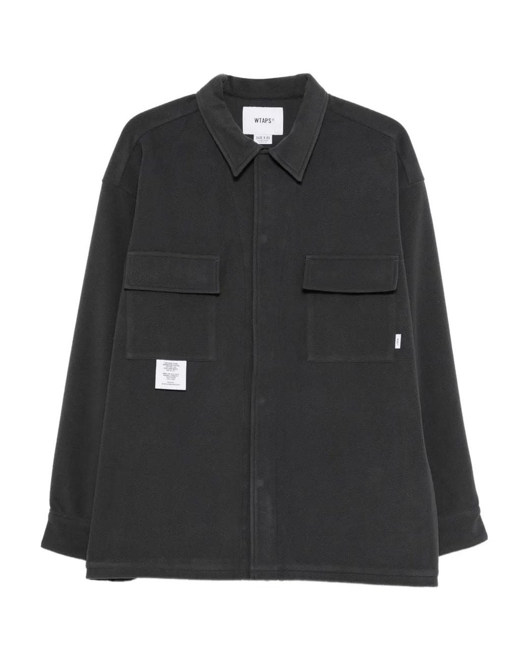 (w)taps Black Fleece Shirt for men