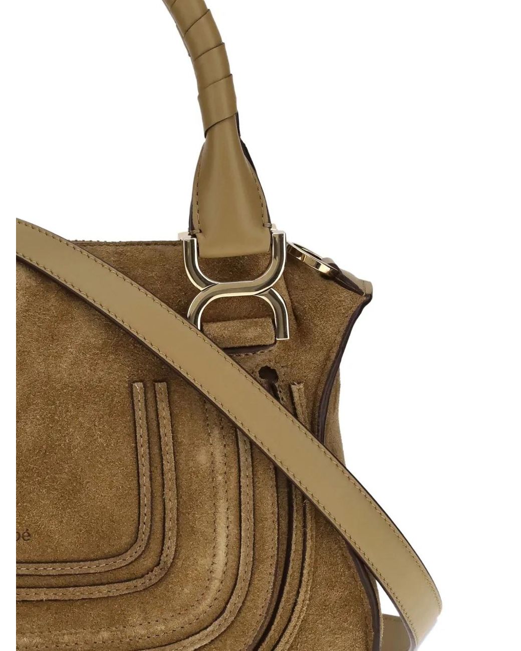 Chloé Marcie ショルダーバッグ S Brown