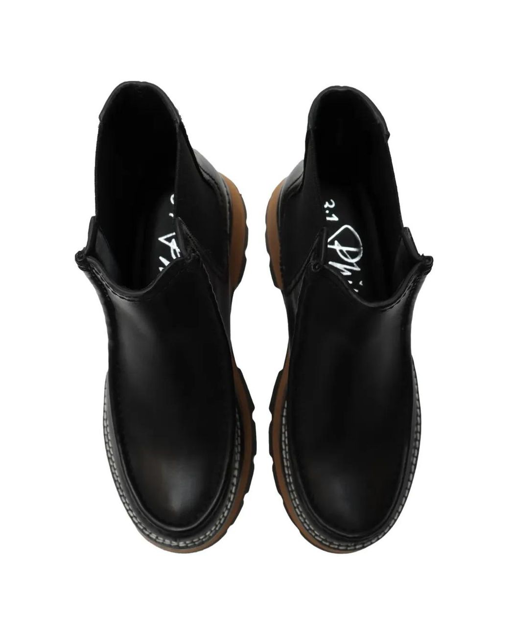 3.1 Phillip Lim Black Kate Chelsea Boots