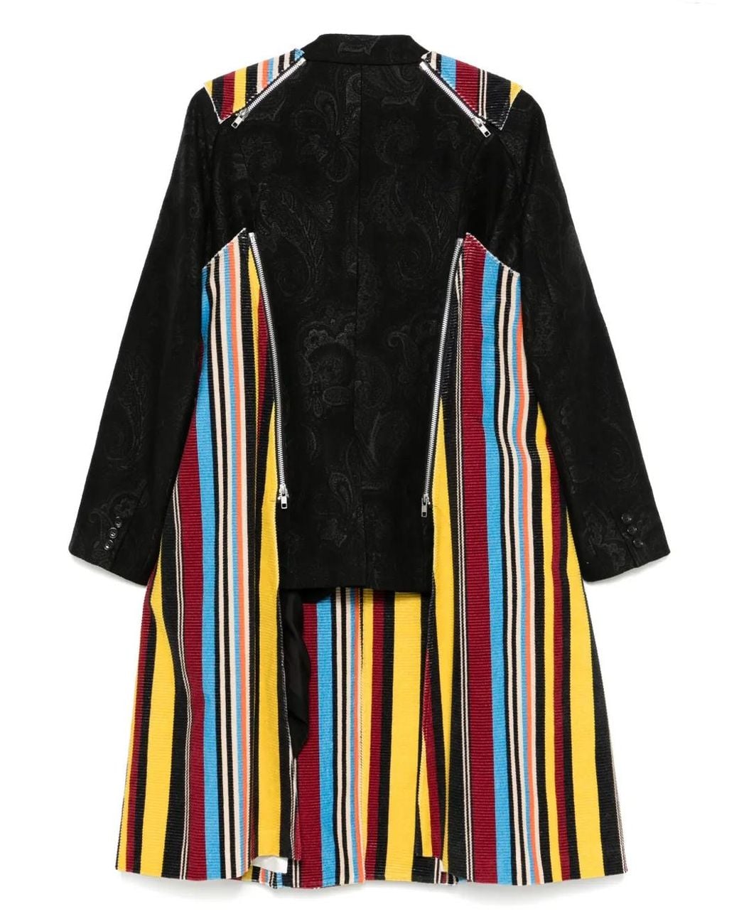 Comme des Garçons Blue Striped Coat for men