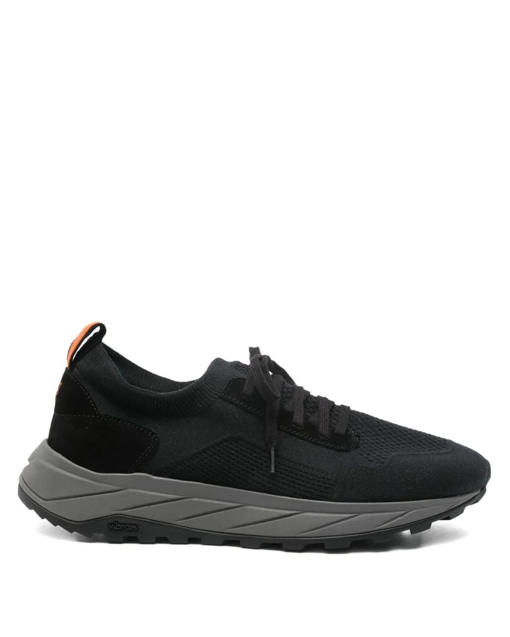 Henderson Black Apollo Leather Sneakers for men