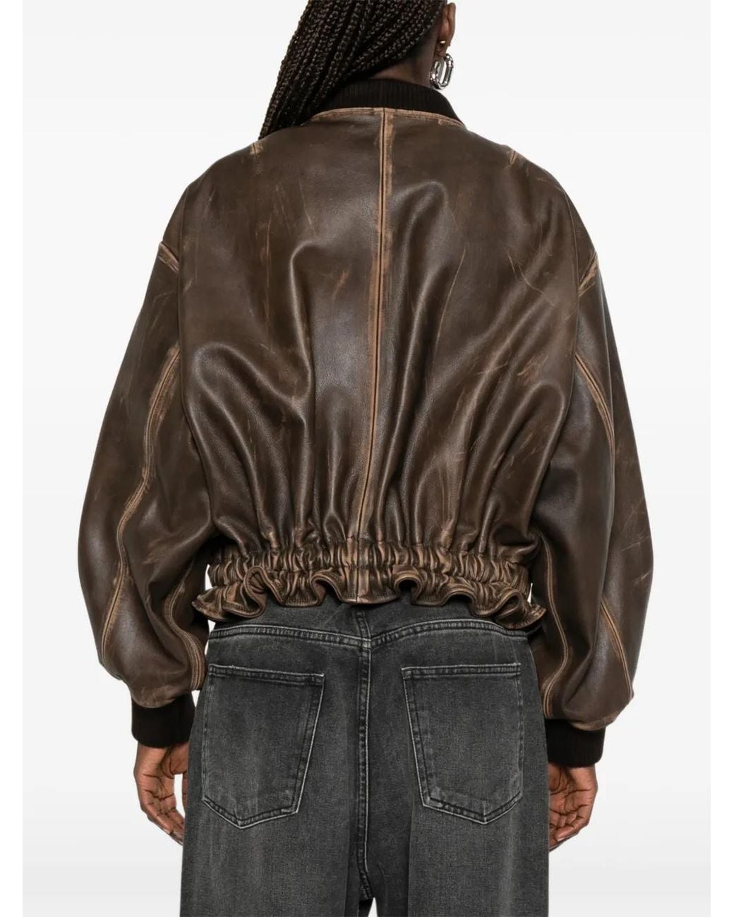 DUCIE Brown Luna Jacket