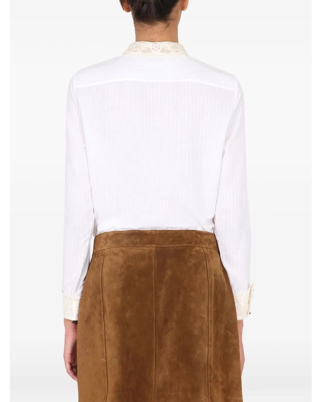 Saint Laurent White Camicia