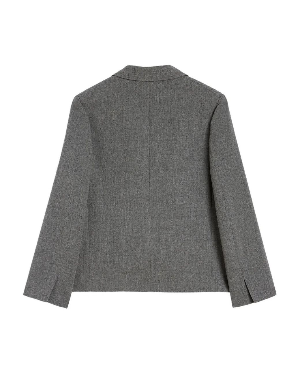 Jil Sander Gray Mélange-Effect Blazer