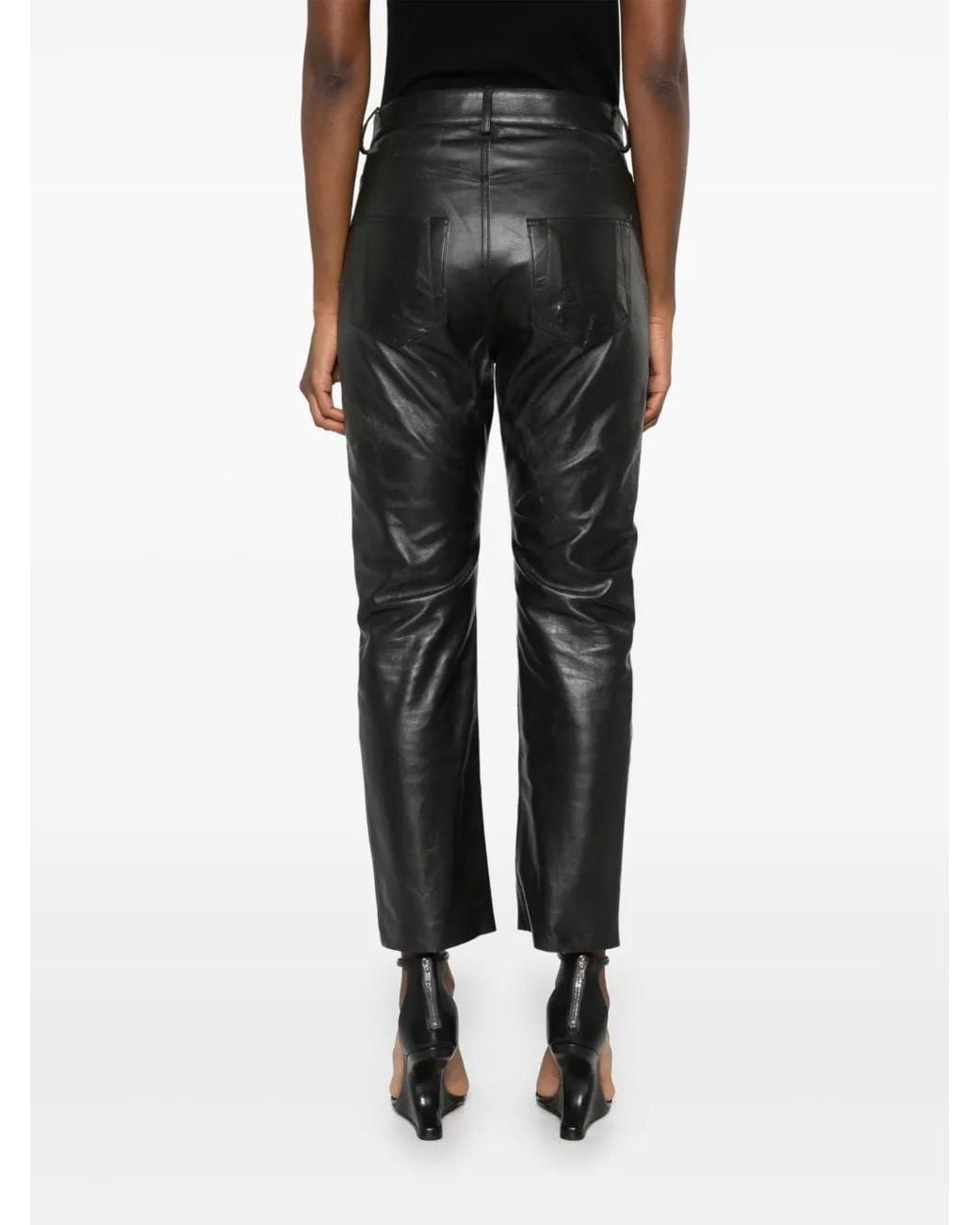 Rick Owens Gray Detroit Cut Trousers
