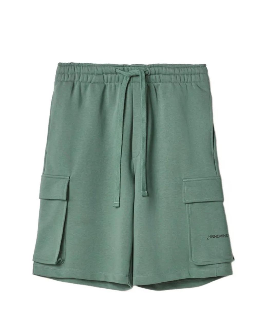 hinnominate Green Cargo-Pocket Bermuda Shorts for men