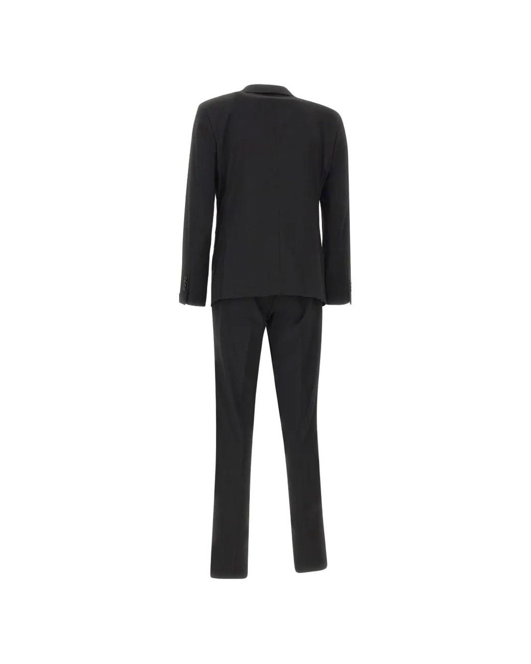 Manuel Ritz Pak Met Twee Knopen En Voorzak in het Black voor heren