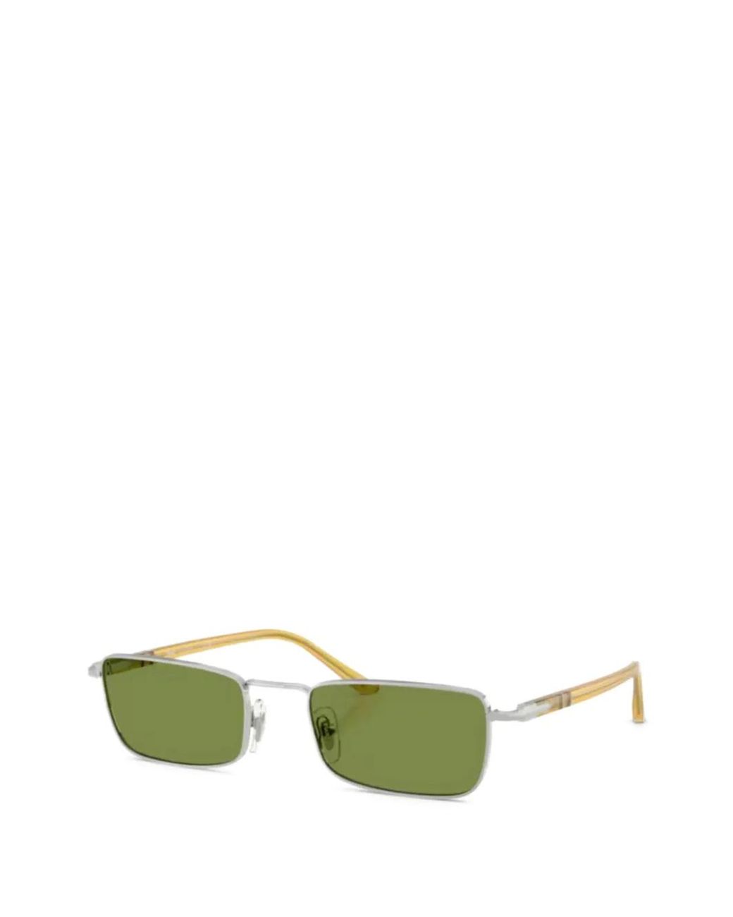 Persol Green Rectangle-Frame Sunglasses