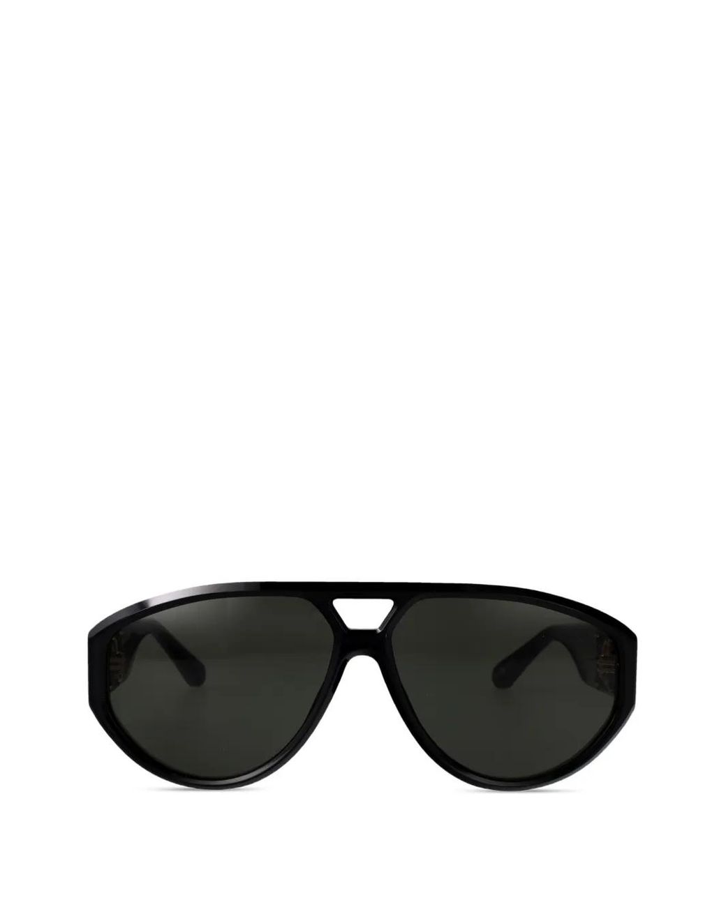 Linda Farrow Black Portia Geometric Sunglasses for men
