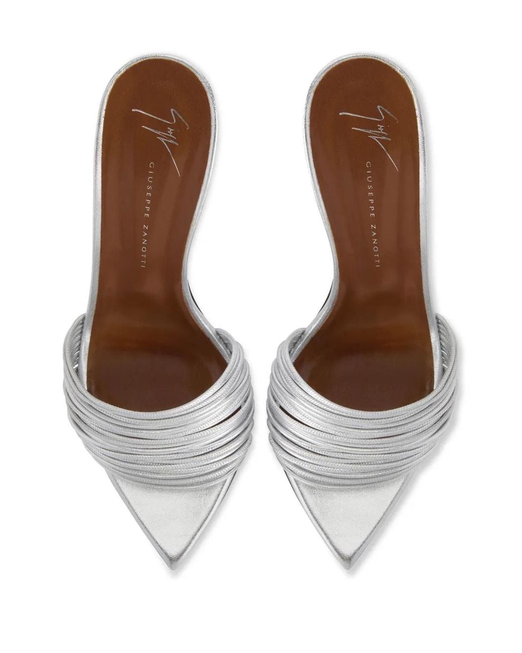 Giuseppe Zanotti White 90Mm Intriigo Clio Sandals