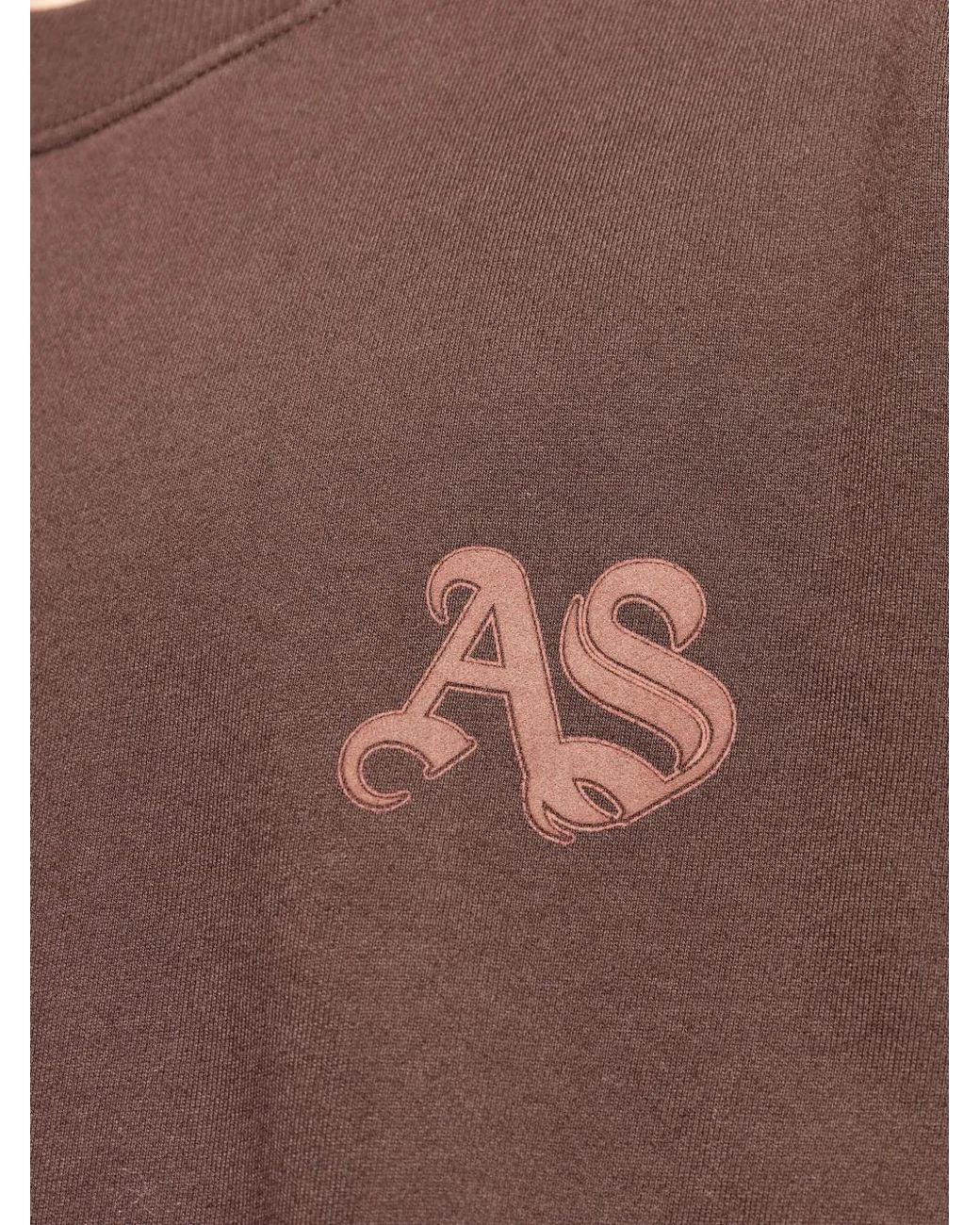 AllSaints Brown Icon Crew-Neck Sweatshirt for men