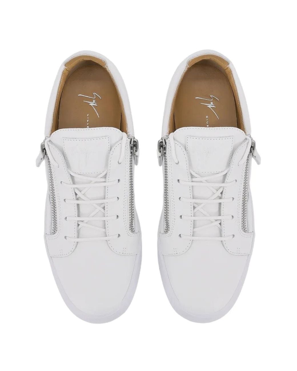 Giuseppe Zanotti White Frankie Sneakers for men