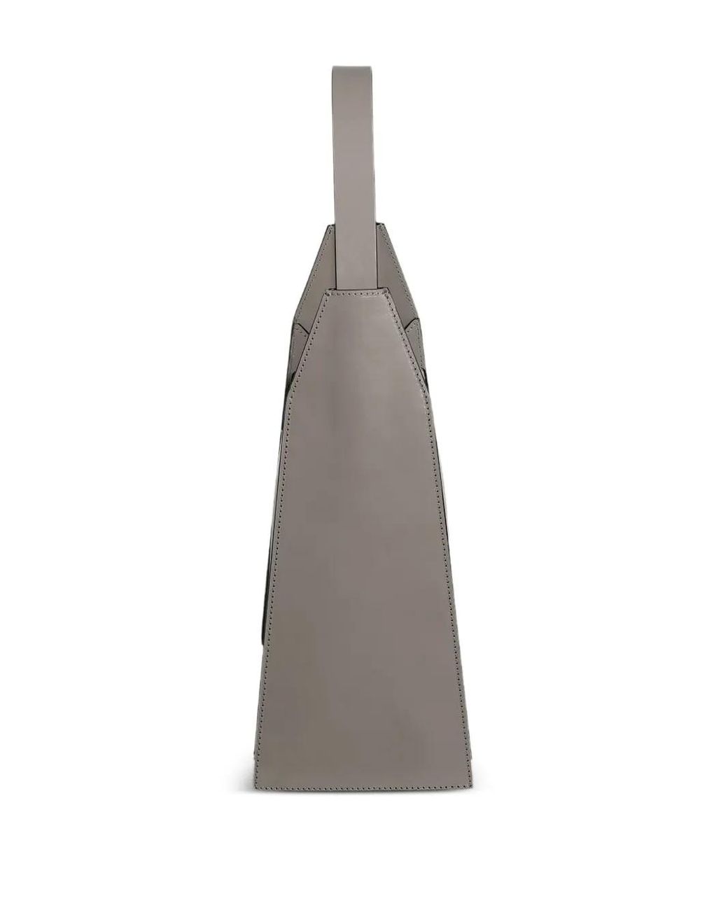 Merryl Tielman Gray Angelo Leather Tote Bag