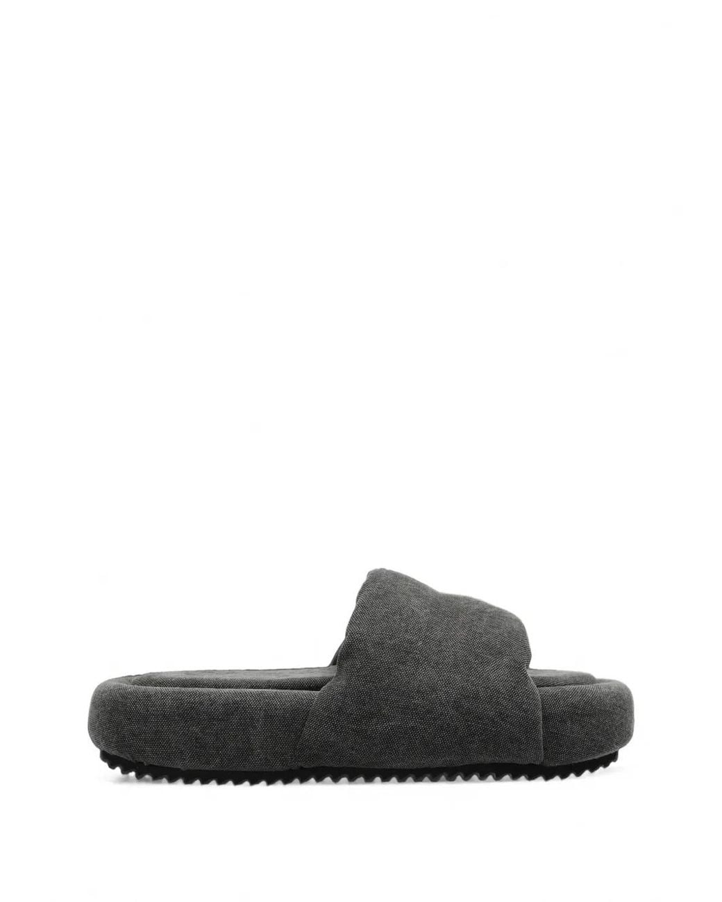 Rick Owens Black Chancla Slides