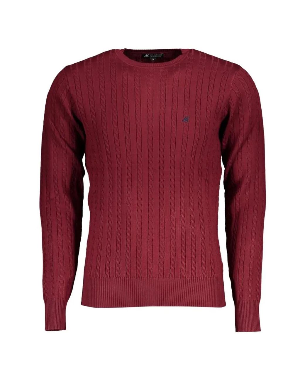 U.S. Grand Cable-Knit Embroidered Sweater for men