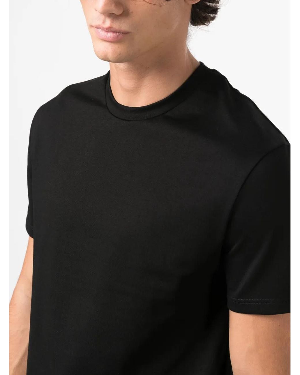 Jil Sander Black Essential Cotton Crew-Neck T-Shirt for men