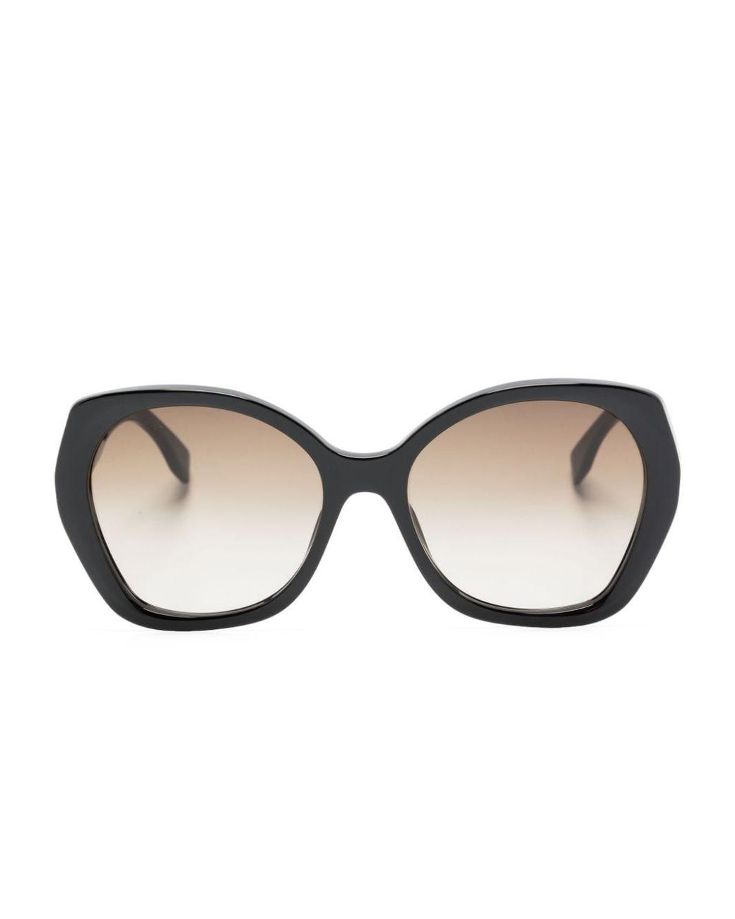 Fendi Eyewear logo-embossed cat-eye Frame Glasses - Farfetch