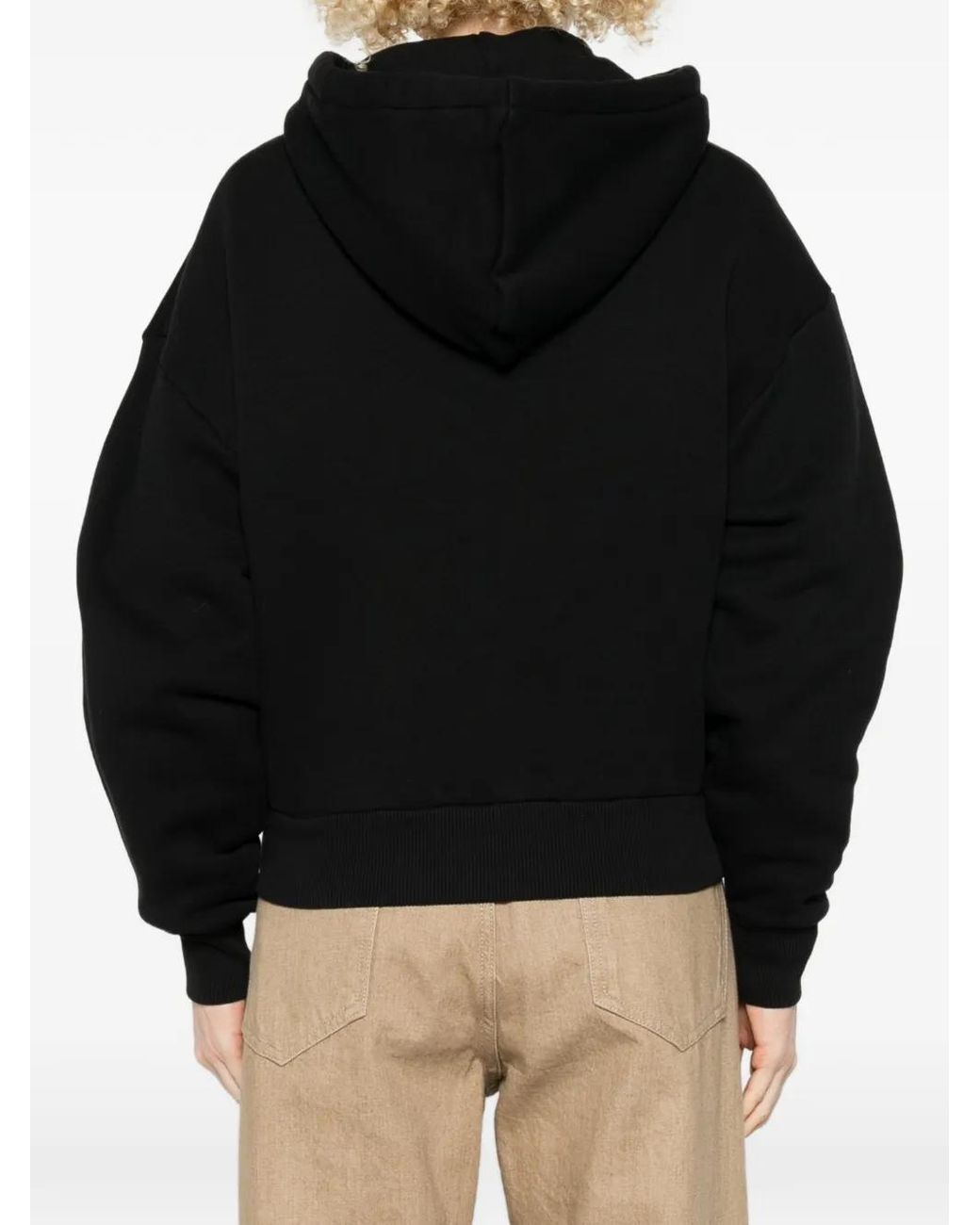 Autry Black Hoodie Main Sweatshirt